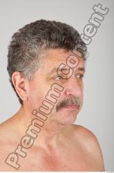 Head Man White Average Wrinkles Male Studio Poses